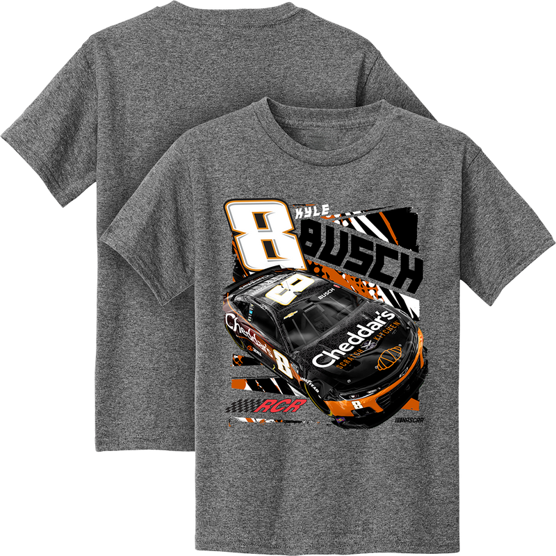 BREXTON BUSCH #18B YOUTH LEGEND BLACK 2-SPOT TEE