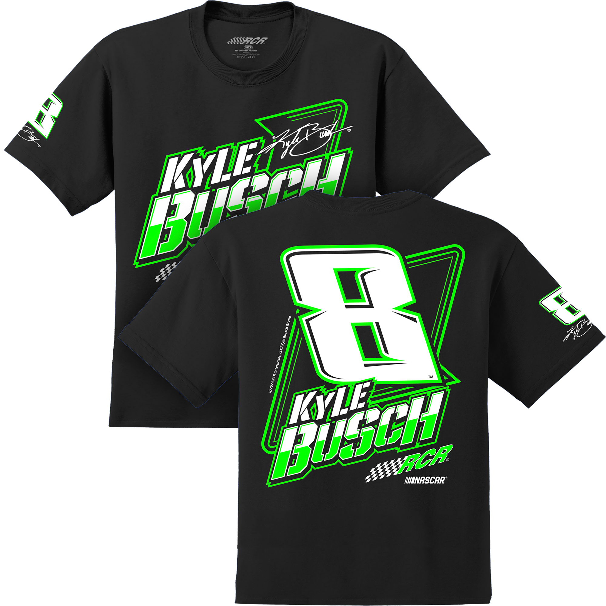 KYLE BUSCH #8 YOUTH XTREME 3-SPOT TEE