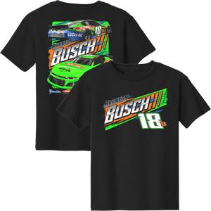 BREXTON BUSCH #18B YOUTH LATE MODEL BLACK 2-SPOT TEE