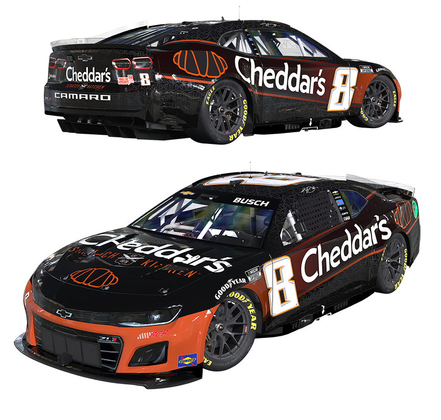 KYLE BUSCH 8 2024 CHEDDARS 1 24 ELITE AUTOGRAPHED DIECAST