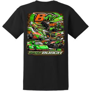 BREXTON BUSCH #18 2024 BLACK CAR TEE