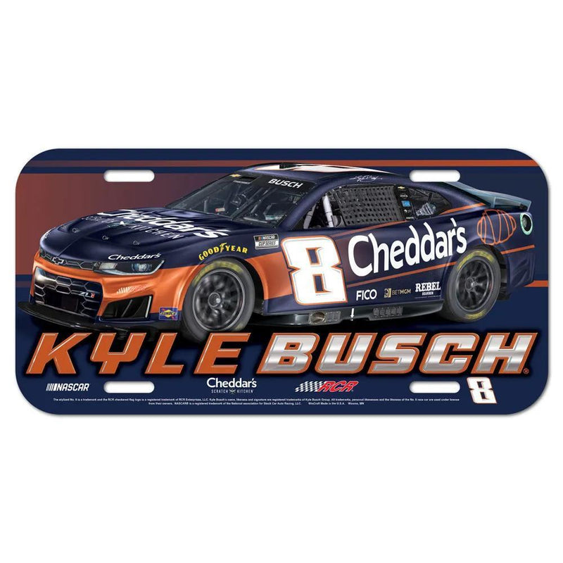 Calcomanía De Vinilo Para Ventana De Kyle Busch Nascar 2025 - Personalizable