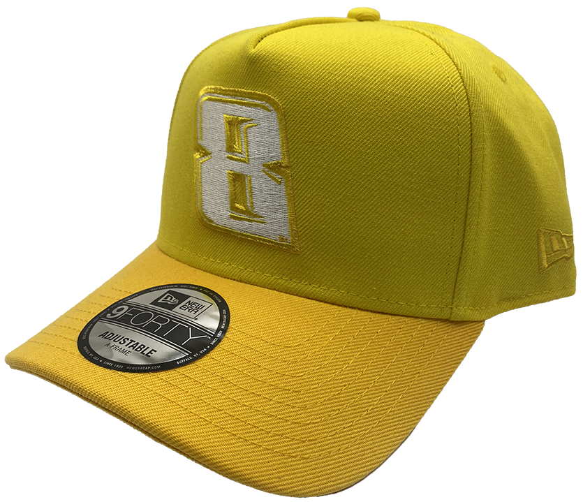 KYLE BUSCH #8 940AF NEW ERA CYBER YELLOW