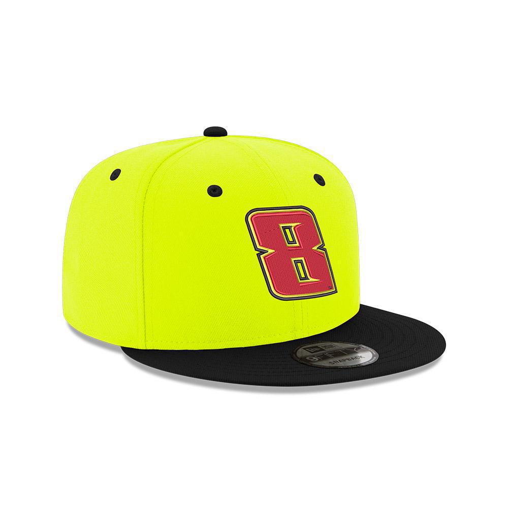 KYLE BUSCH #8 950 NEON YEL/BLK SNAPBACK - Main Image