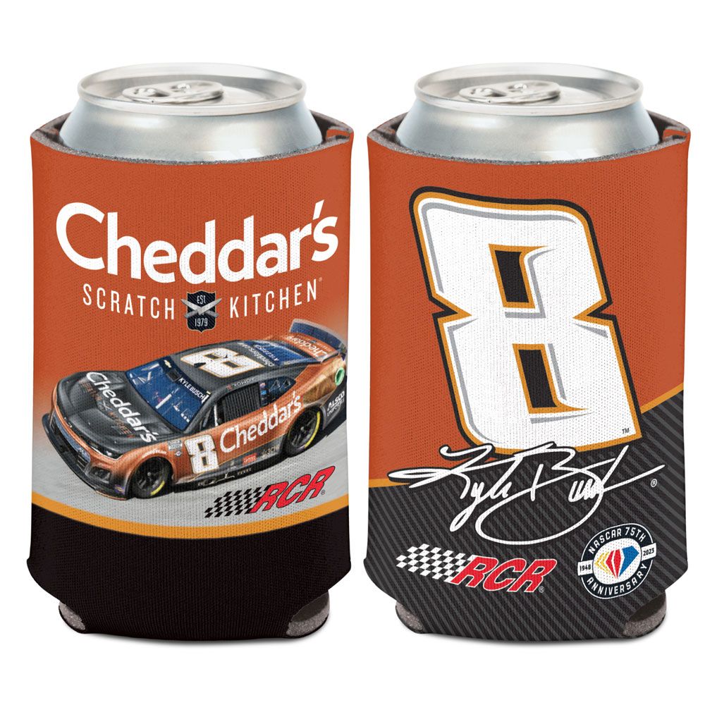 KYLE BUSCH #8 CHEDDARS CAN COOLER 12 oz
