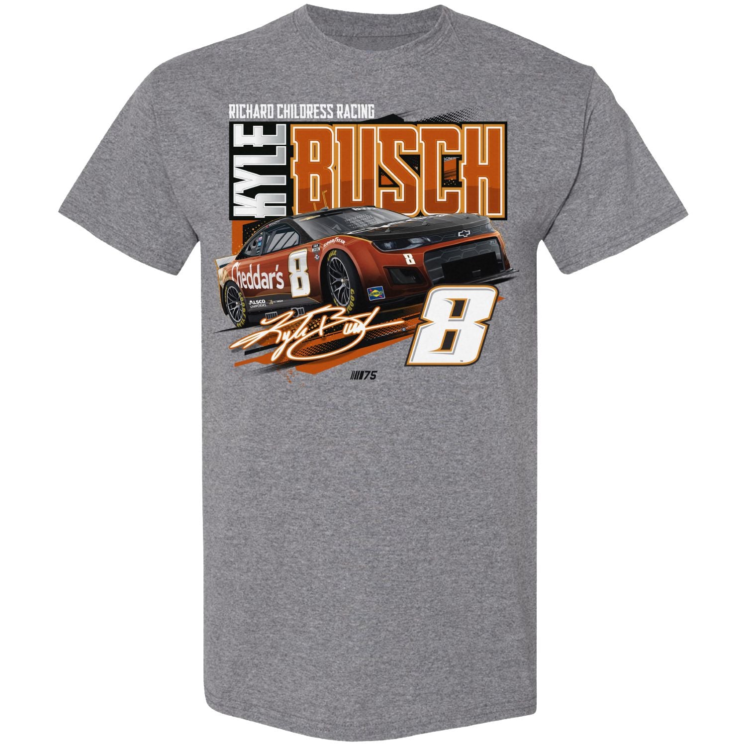 KYLE BUSCH #8 CHEDDAR'S PIT ROAD TEE